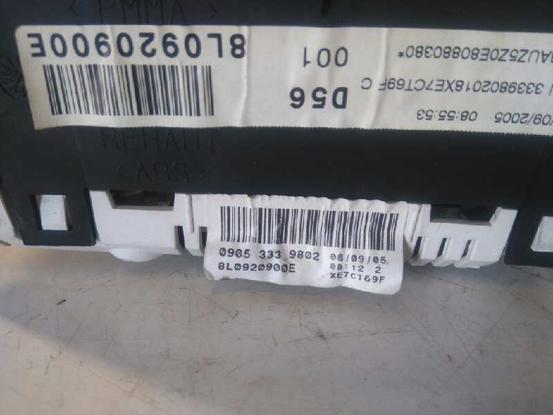 Cuadro instrumentos audi a3 (8l) 1.9 tdi ambiente