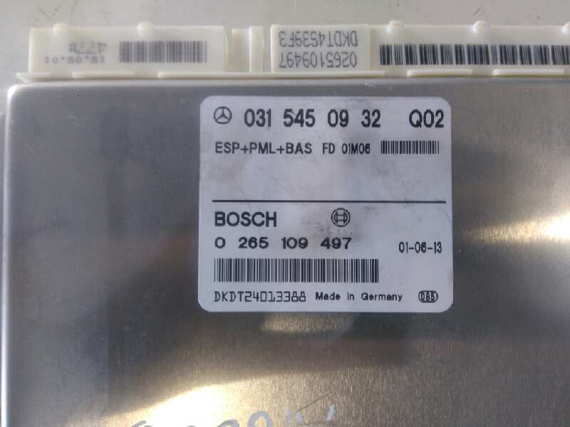 Centralita abs mercedes-benz clase s (w220) berlina 320 cdi (220.025)