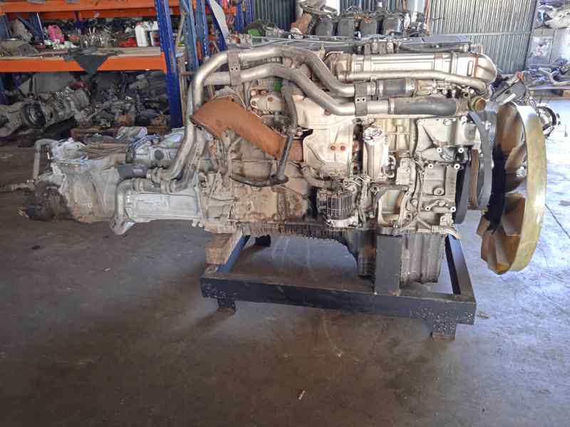 Motor completo mercedes-benz actros bm 963.xxx 3-achser 25xx 6x2 om470 fahrgestell l b