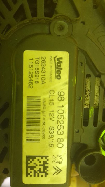 Alternador citroen c4 picasso business class