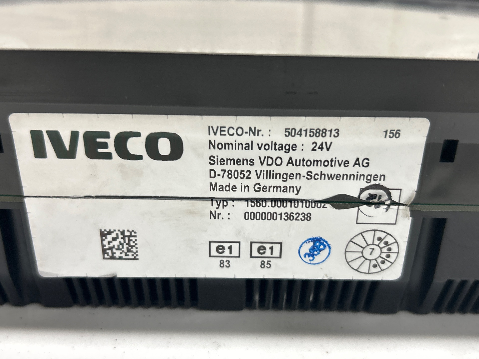 Cuadro instrumentos iveco eurocargo 