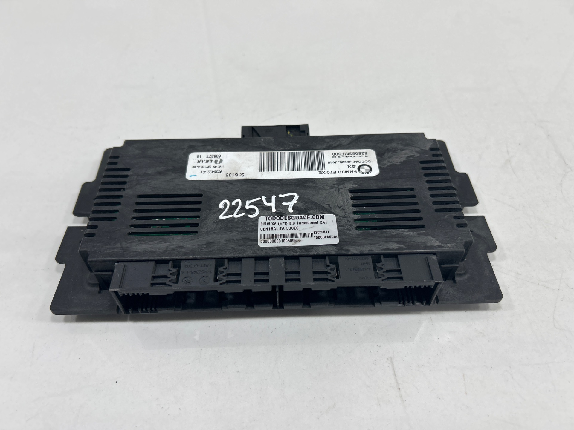Centralita luces bmw x6 (e71) 3.0 turbodiesel cat