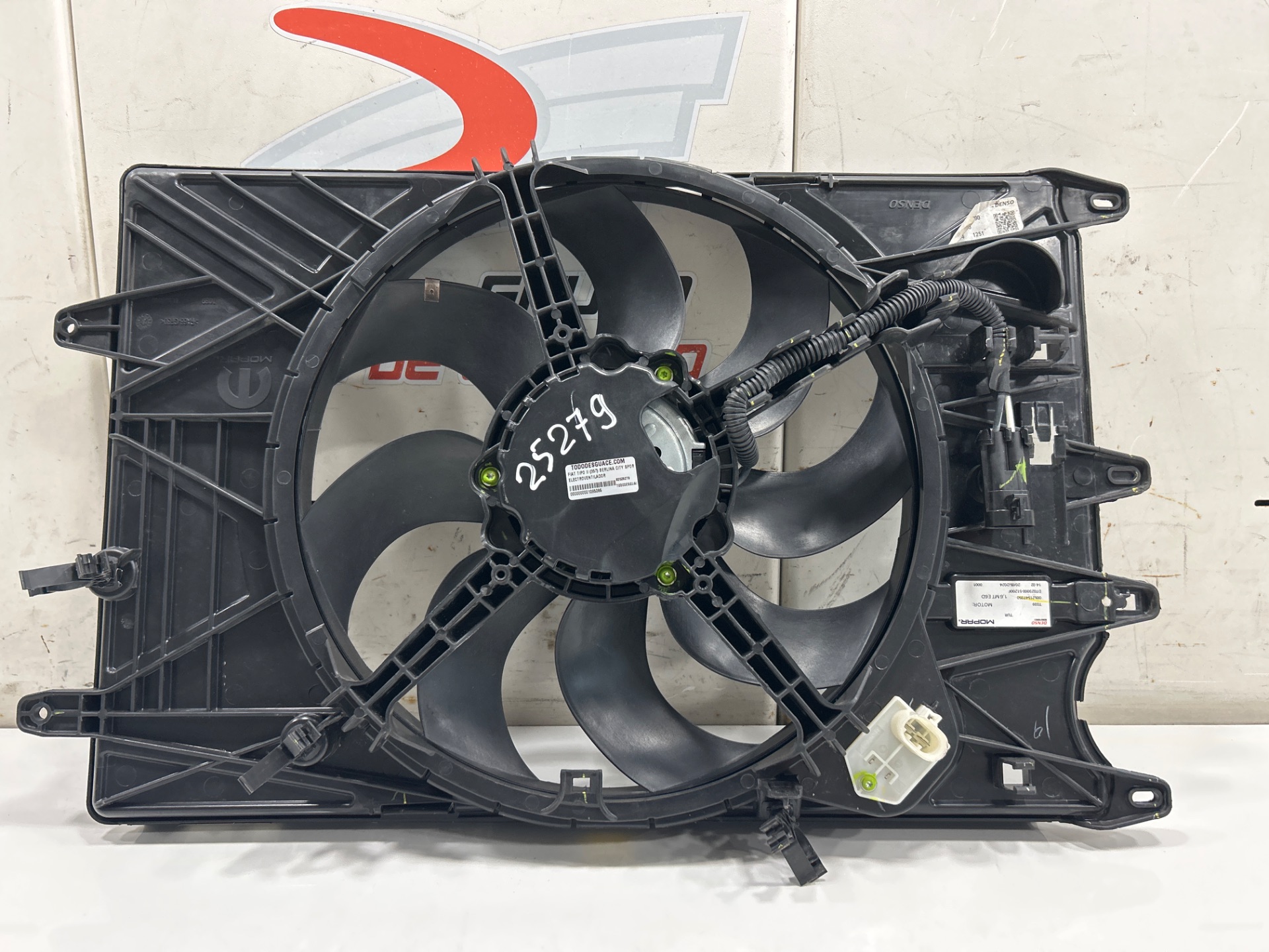Electroventilador fiat tipo ii (357) berlina city sport