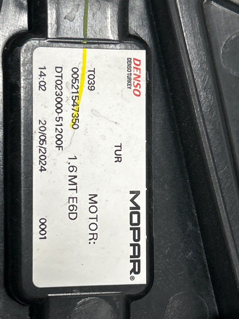 Electroventilador fiat tipo ii (357) berlina city sport