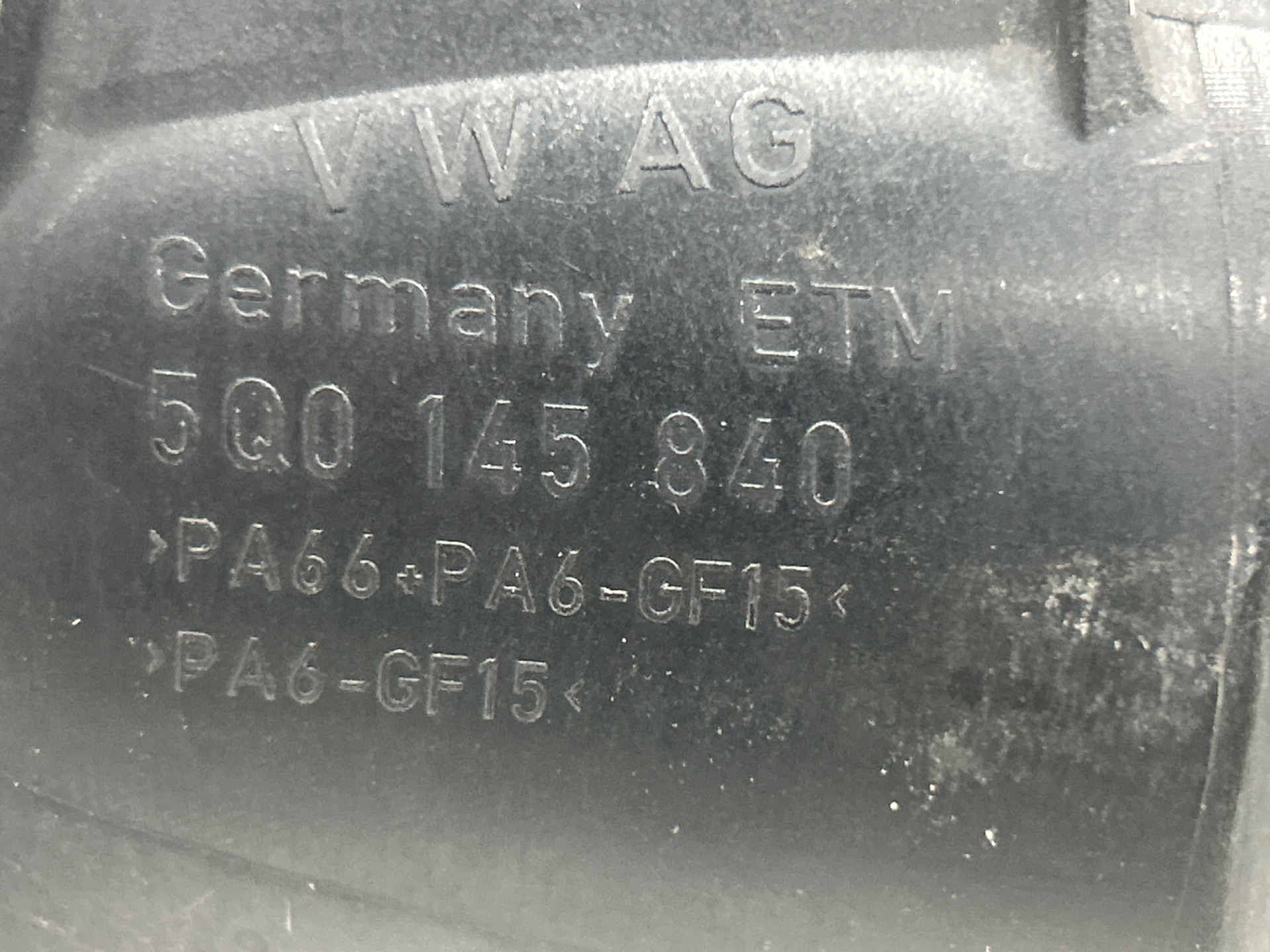 Tubo intecooler volkswagen golf vii lim. gti bluemotion