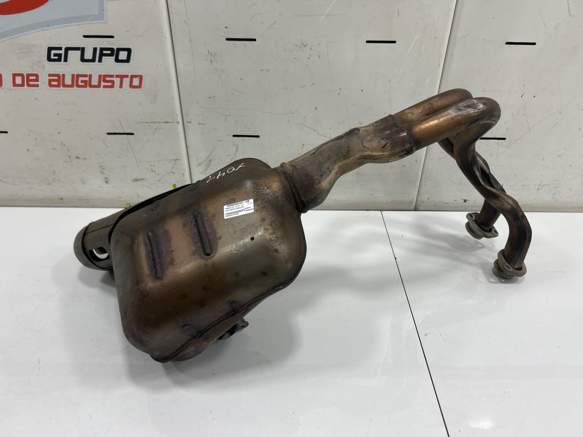 Tubo escape completo yamaha mt-07 mt07