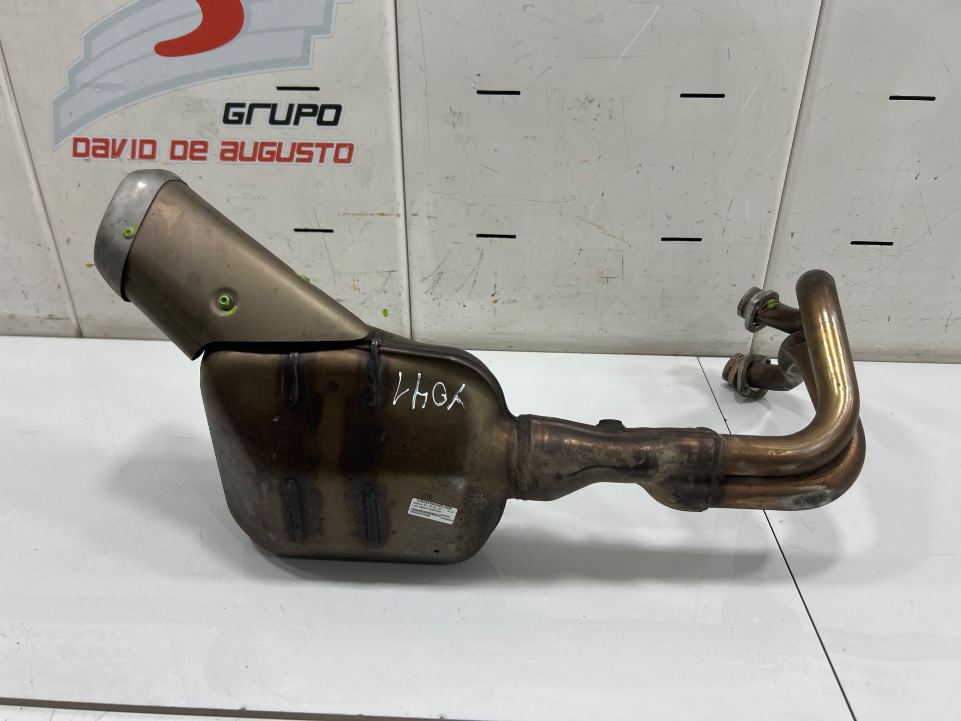 Tubo escape completo yamaha mt-07 mt07
