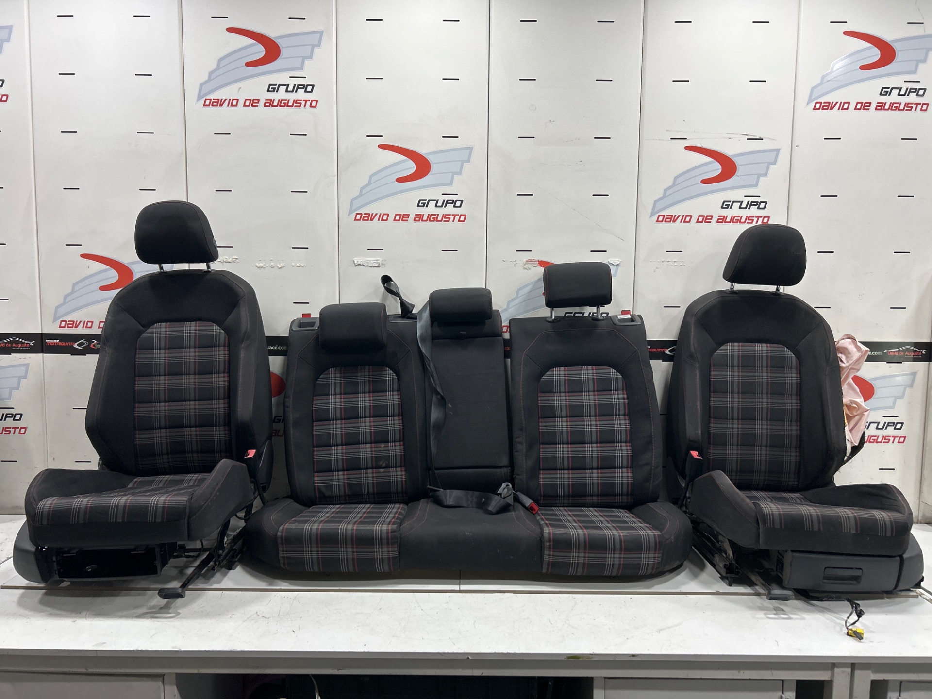 Conjunto asientos volkswagen golf vii lim. gti bluemotion