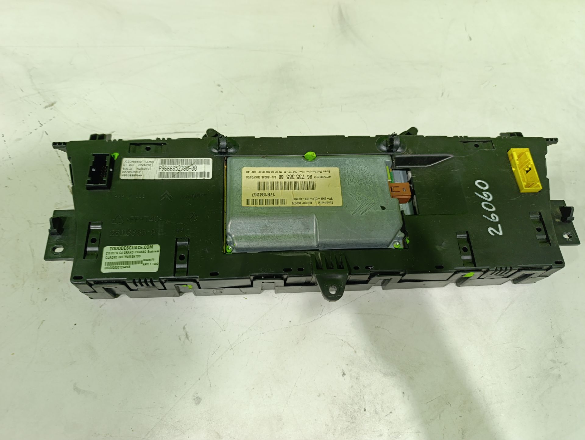 Cuadro instrumentos citroen c4 grand picasso business