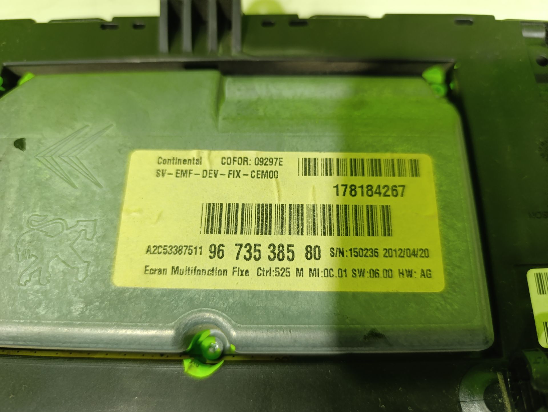 Cuadro instrumentos citroen c4 grand picasso business