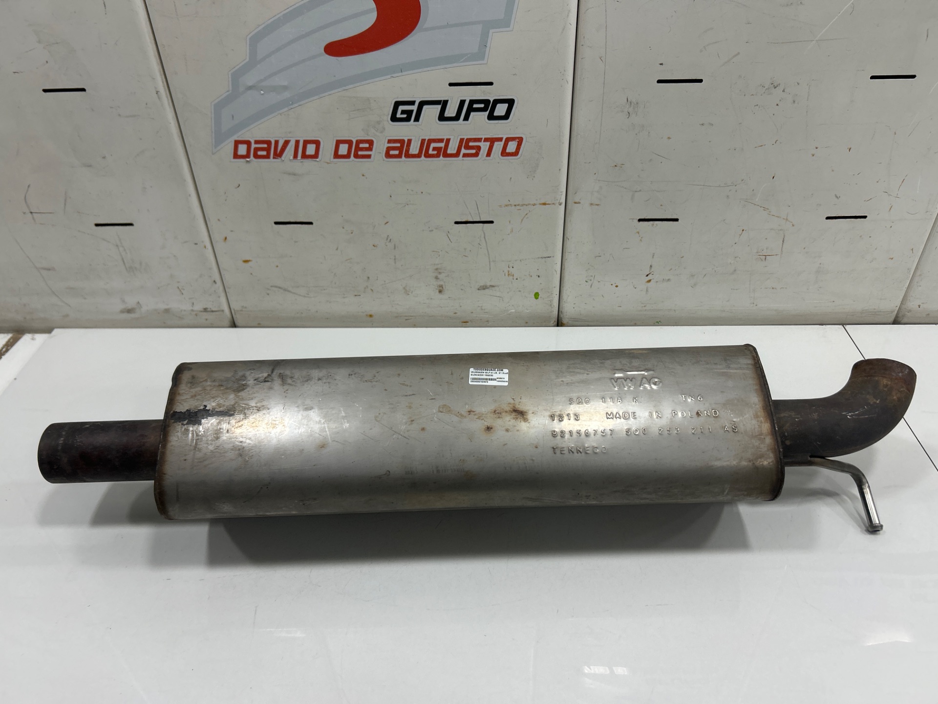 Silenciador intermedio volkswagen golf vii lim. gti bluemotion