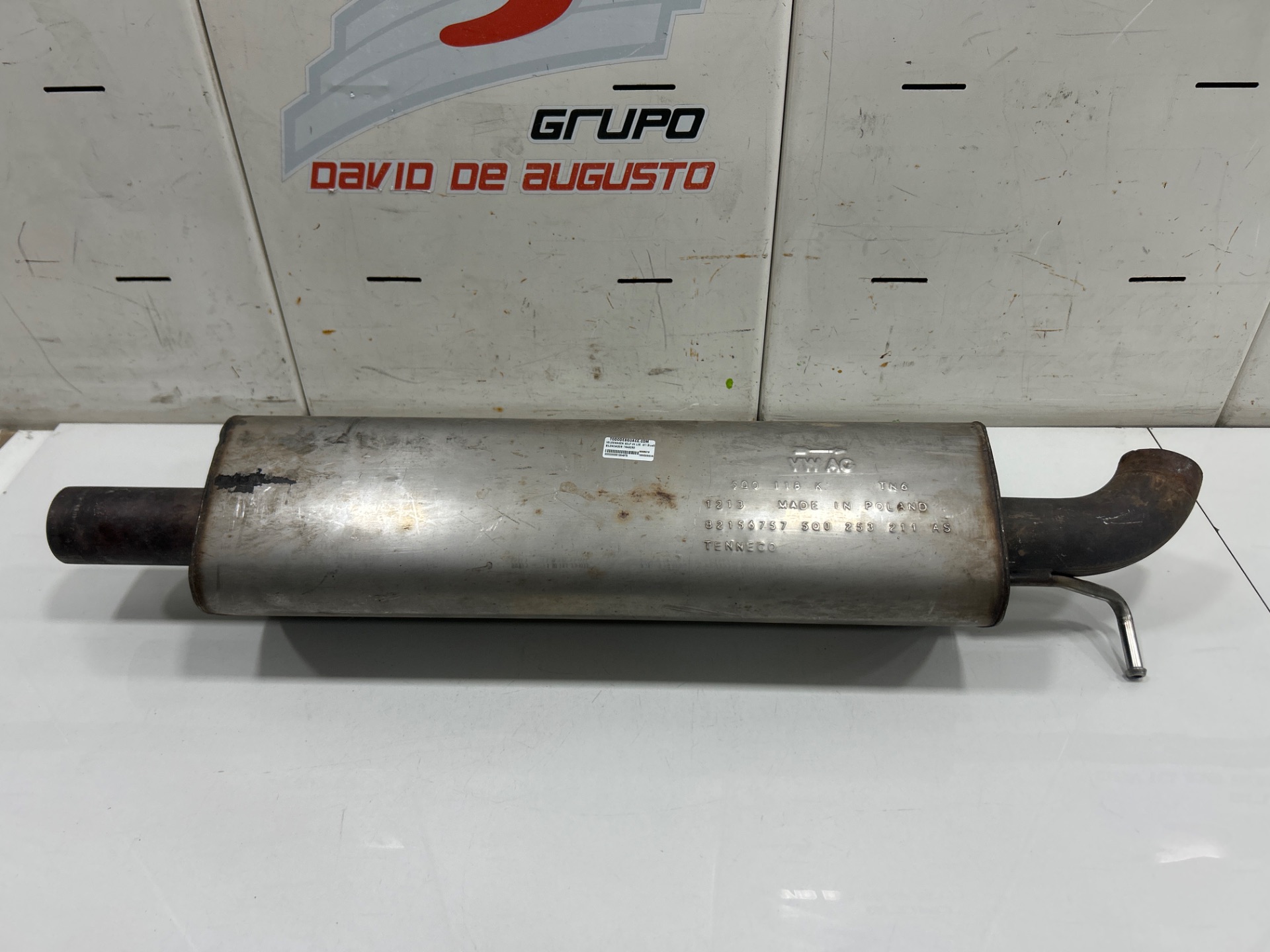 Silenciador intermedio volkswagen golf vii lim. gti bluemotion