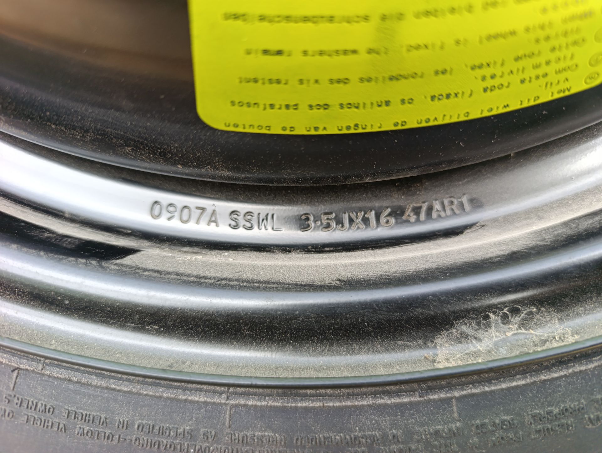 Rueda de repuesto peugeot 308 confort