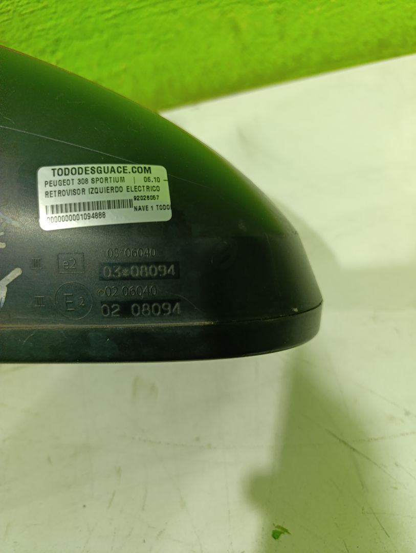 Retrovisor izquierdo electrico peugeot 308 sportium