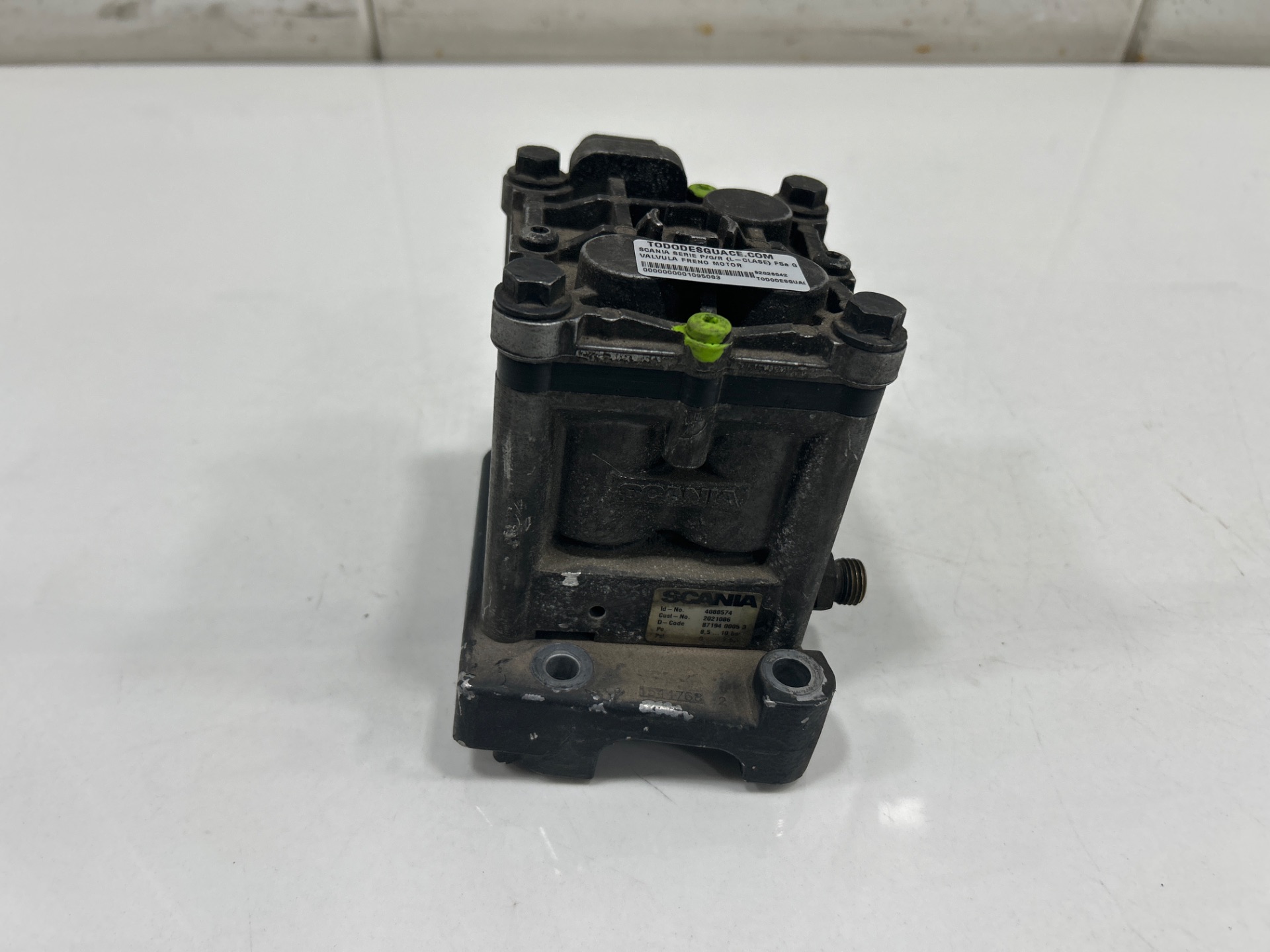 Valvula freno motor scania serie pgr (l-clase) fsa g450 (4x2) corto cg 14