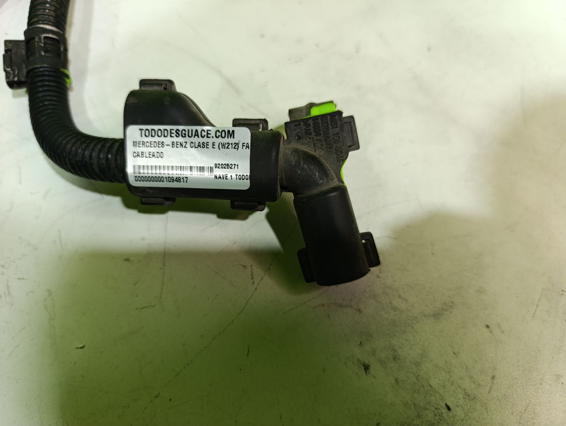 Cableado mercedes-benz clase e (w212) familiar 220 cdi blueefficiency (212.20