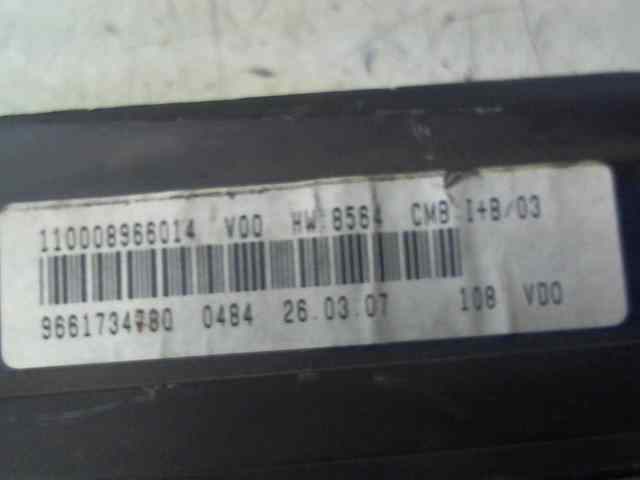  cuadro instrumentos   citroen xsara picasso 1.6 hdi 110 satisfaction 1.6 16v hdi fap