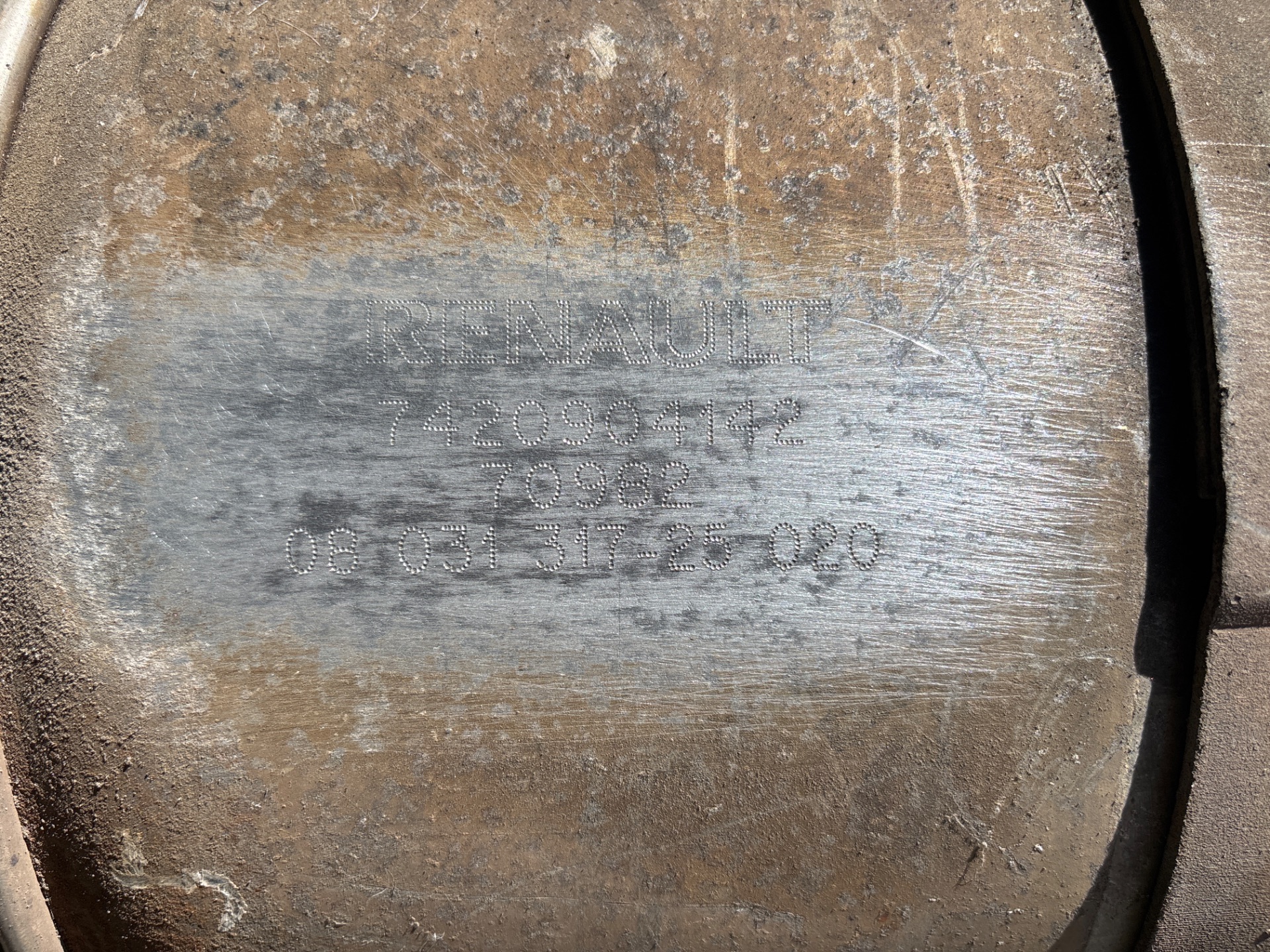 Filtro de particulas renault midlum fg   xxx.10                   