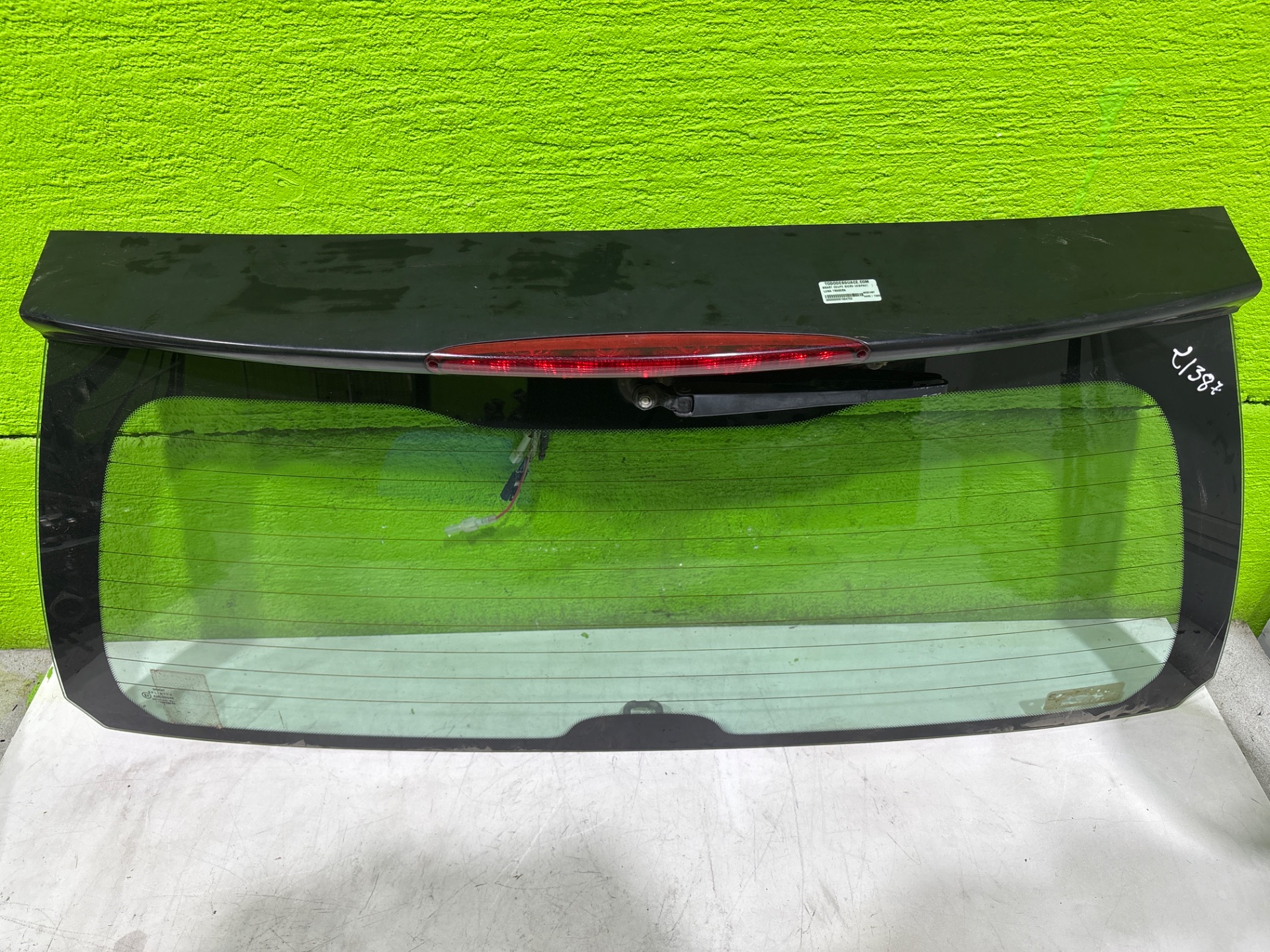 Luna trasera smart coupe micro compact