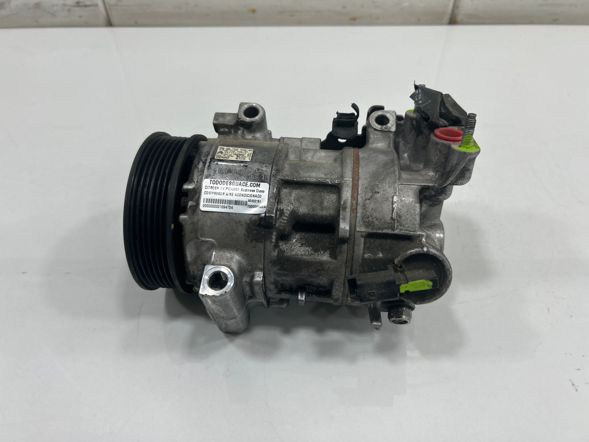 Compresor aire acondicionado citroen c4 picasso business class
