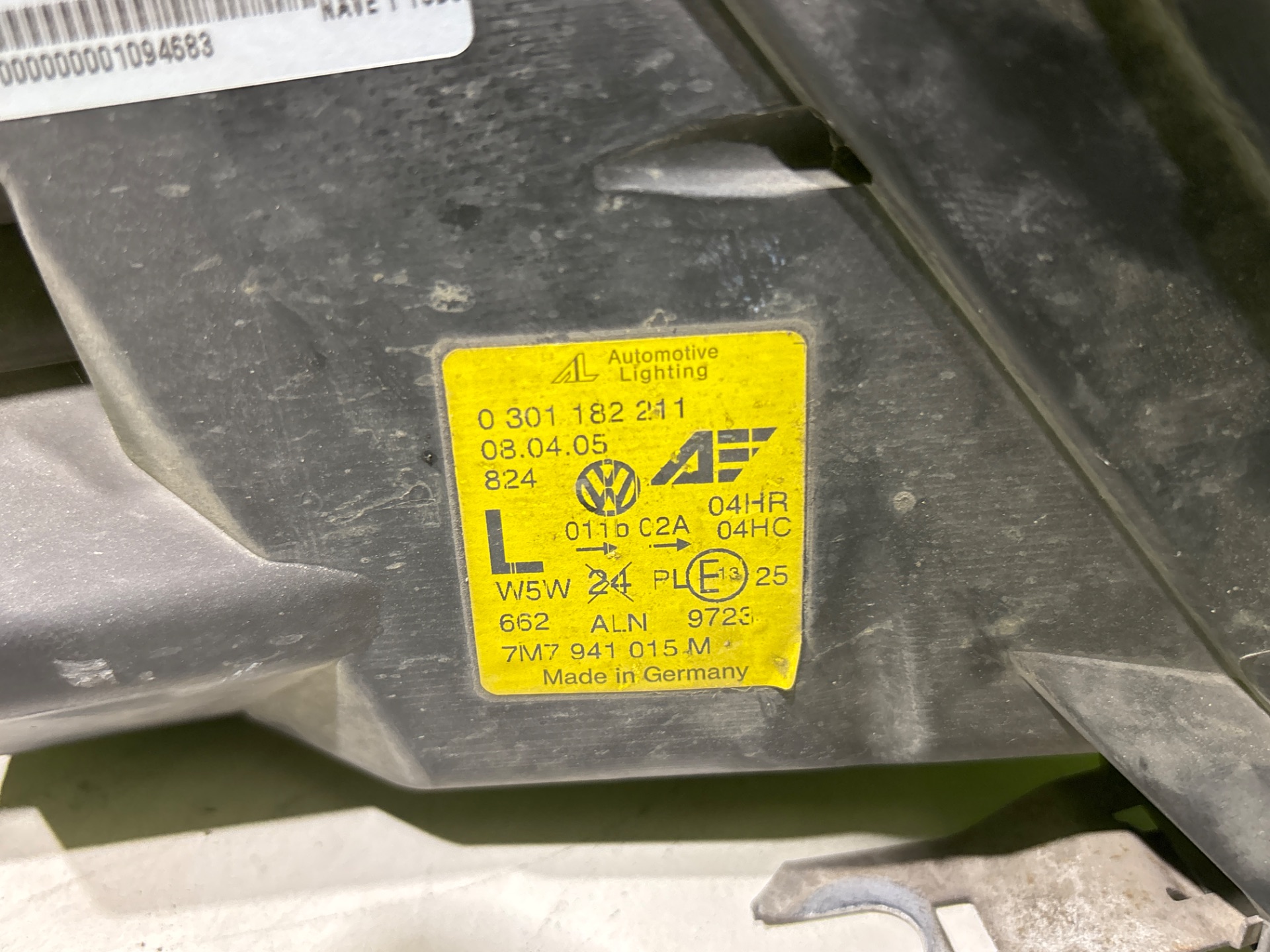 Faro izquierdo seat alhambra (7v9) kids