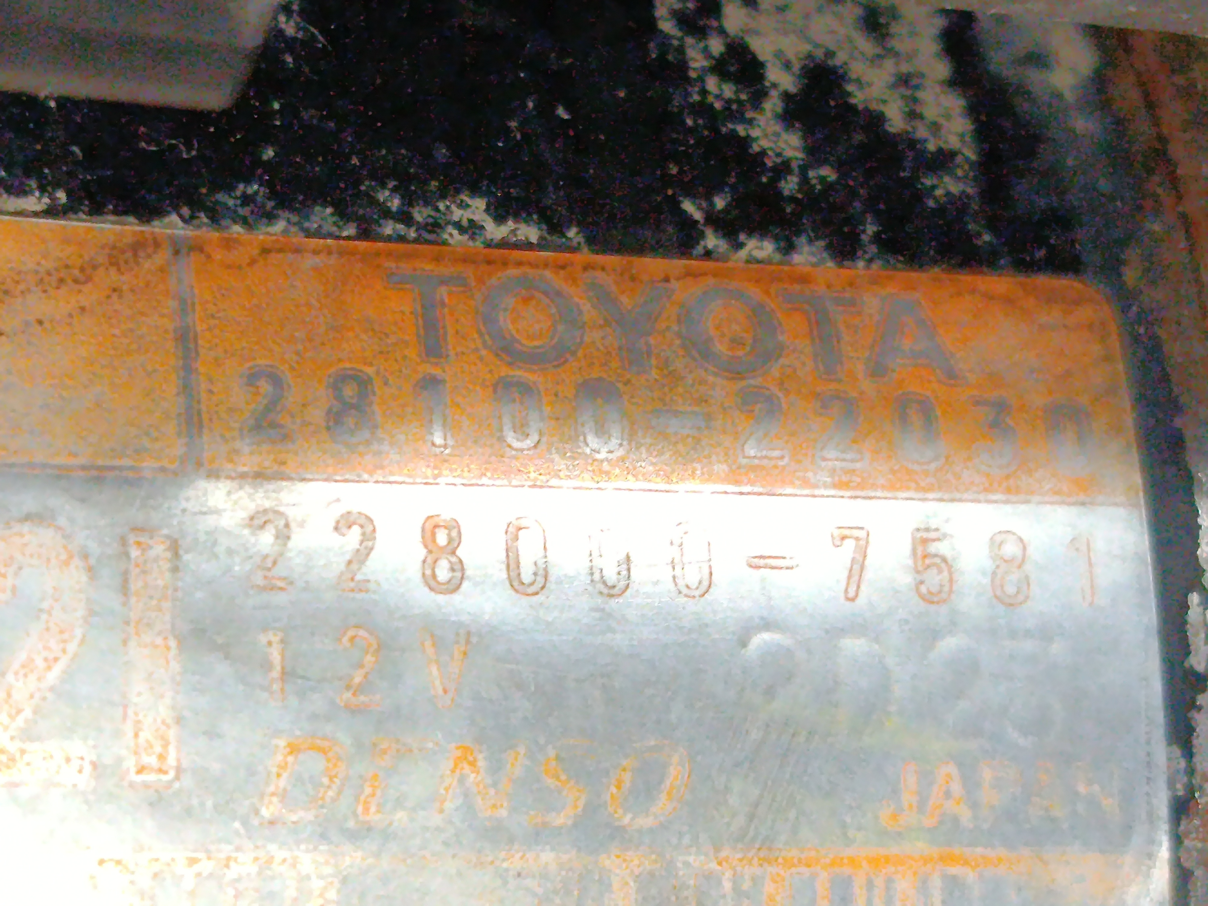 Motor arranque toyota rav 4 (a2) 1.8 luna (2003)