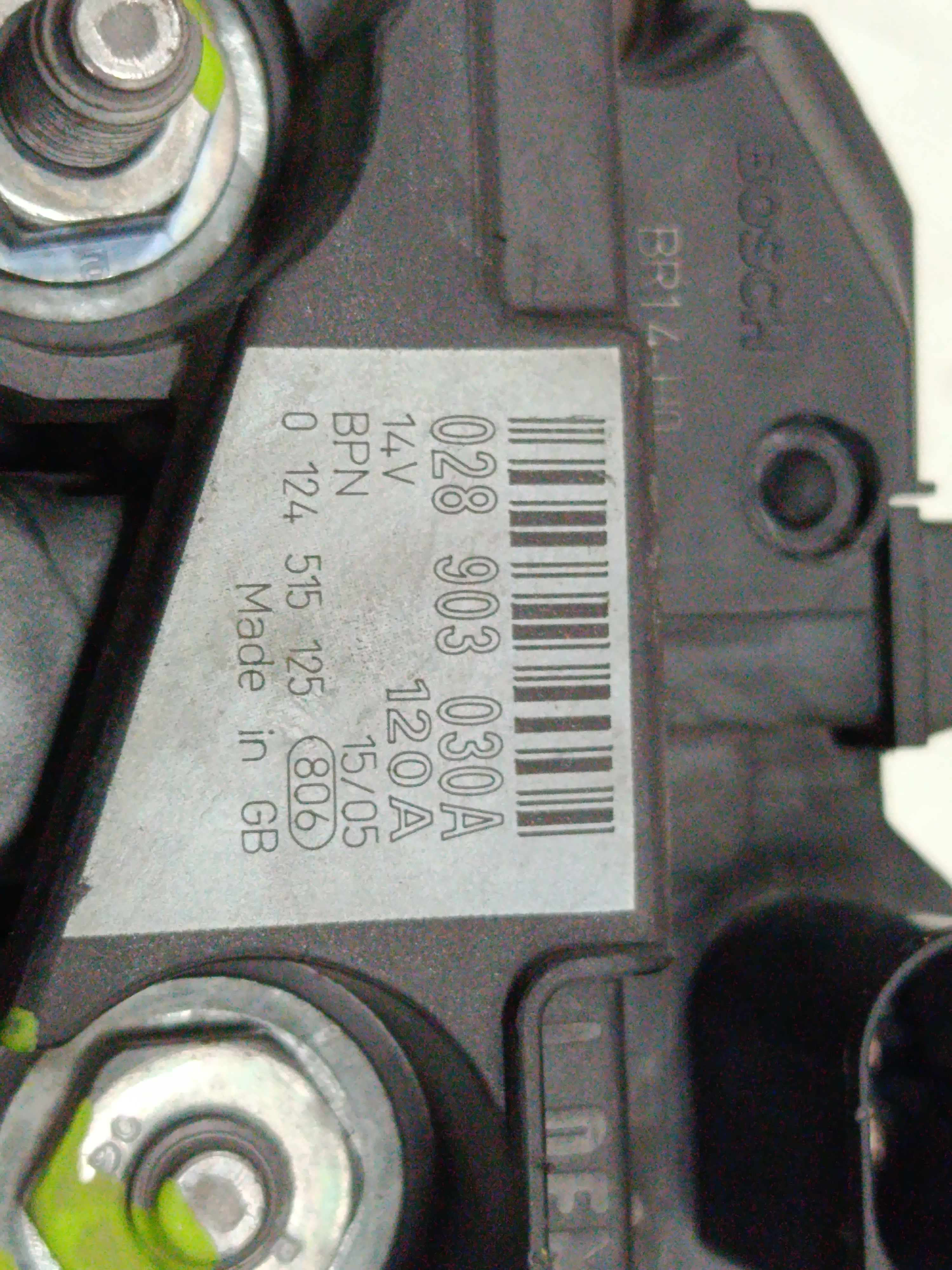 Alternador seat alhambra (7v9) kids