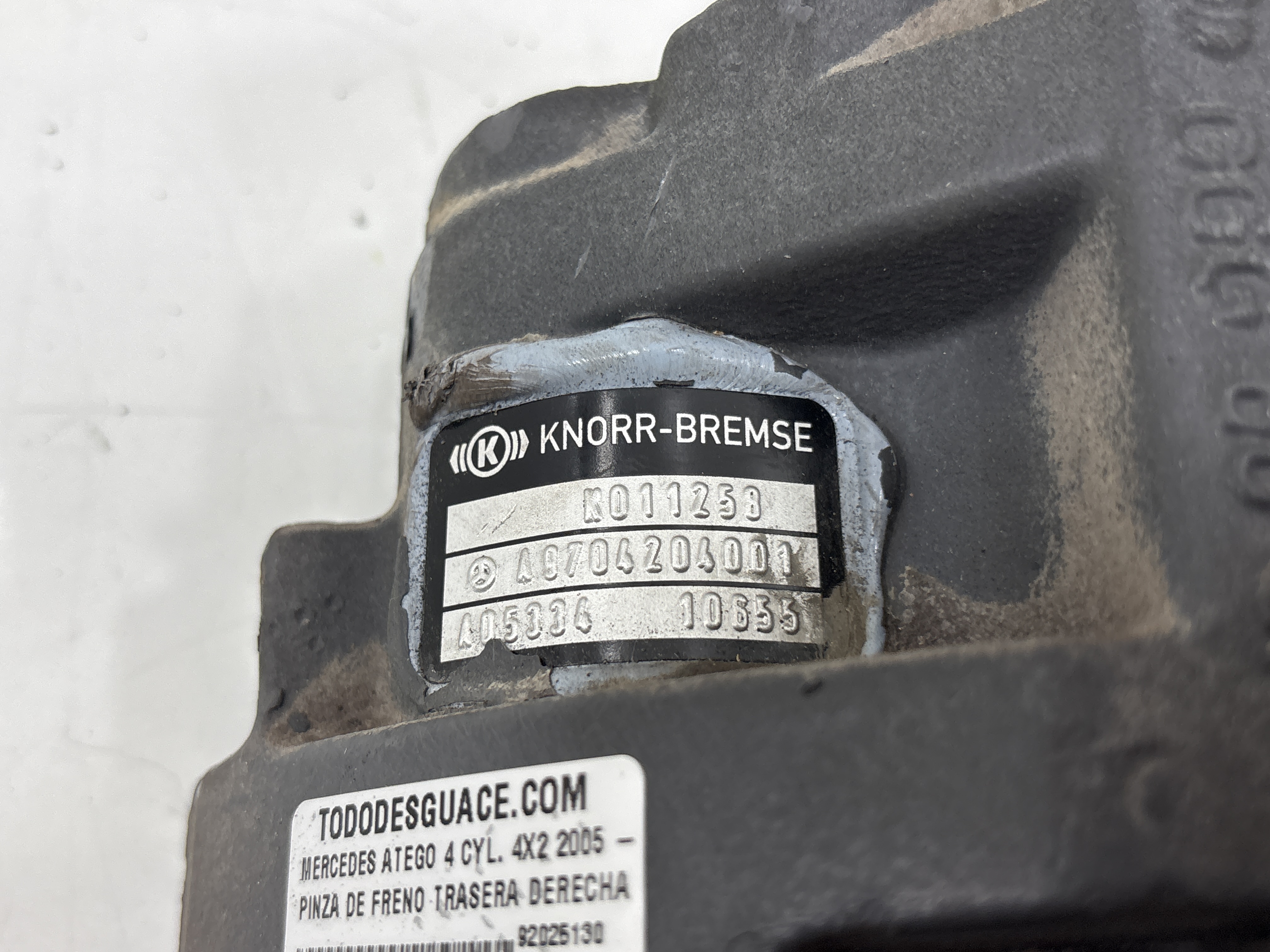 Pinza de freno trasera derecha mercedes-benz atego 4 cyl. 4x2 2005 - 