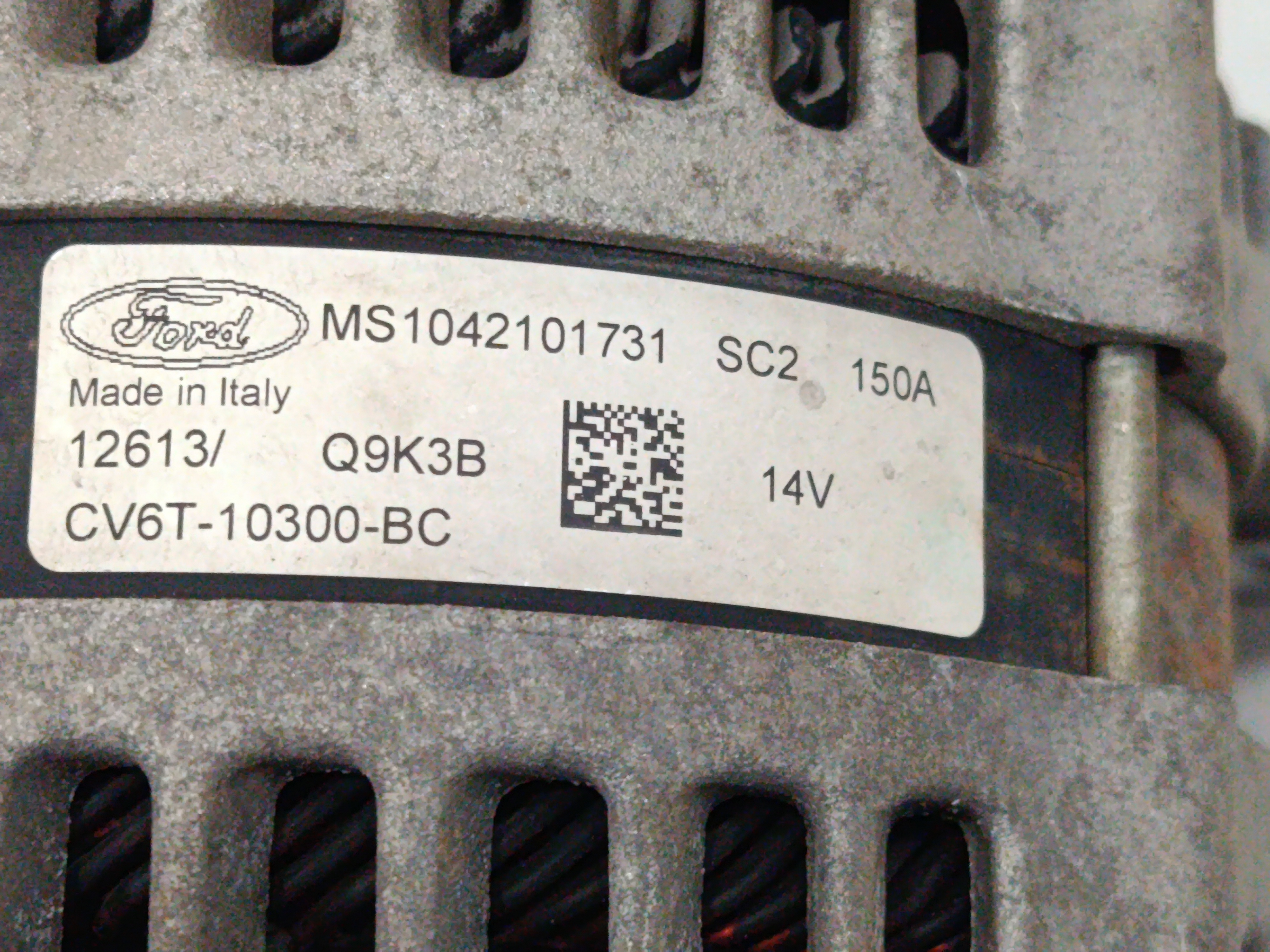Alternador ford fiesta (ccn) black edition
