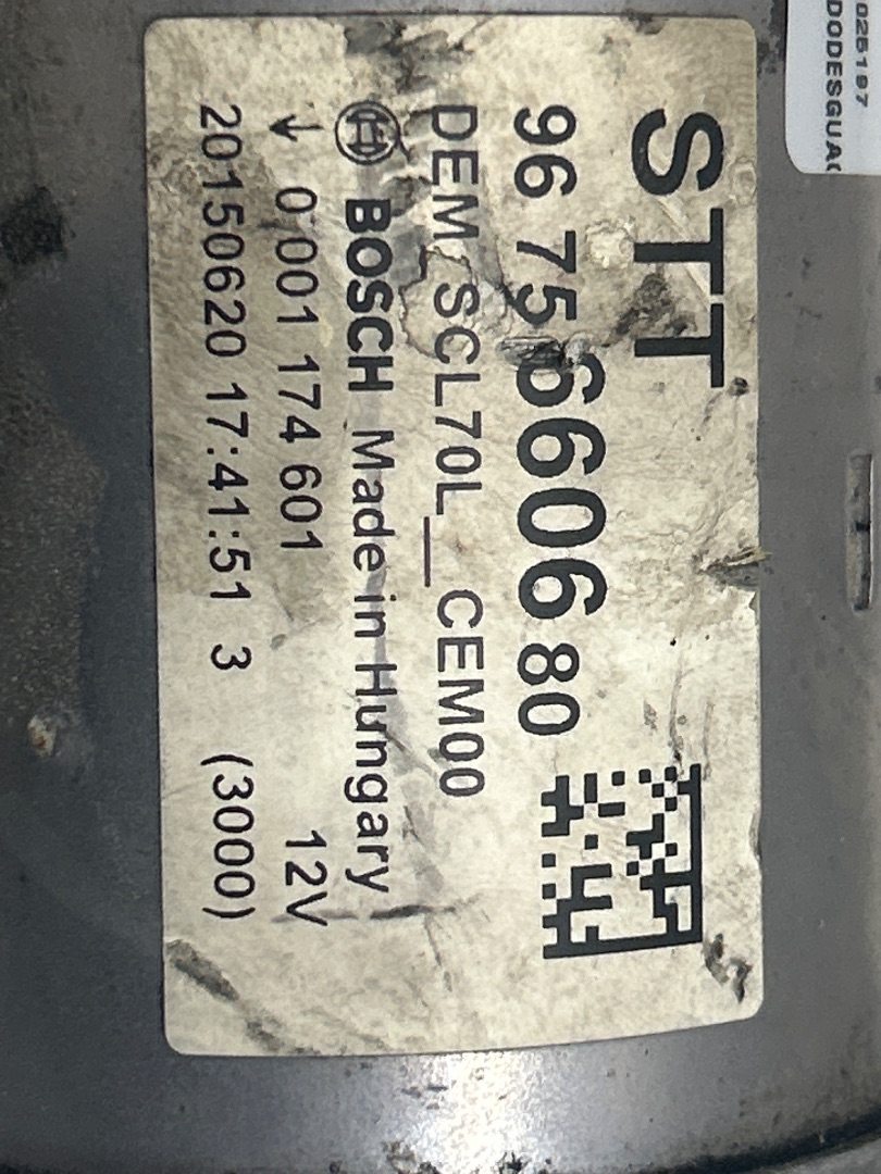 Motor arranque citroen berlingo cuadro l1