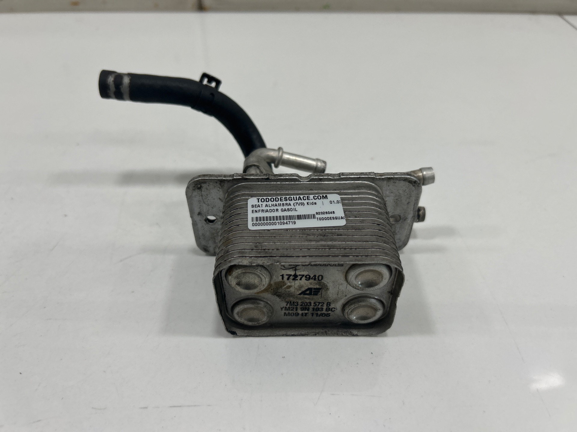 Enfriador gasoil seat alhambra (7v9) kids
