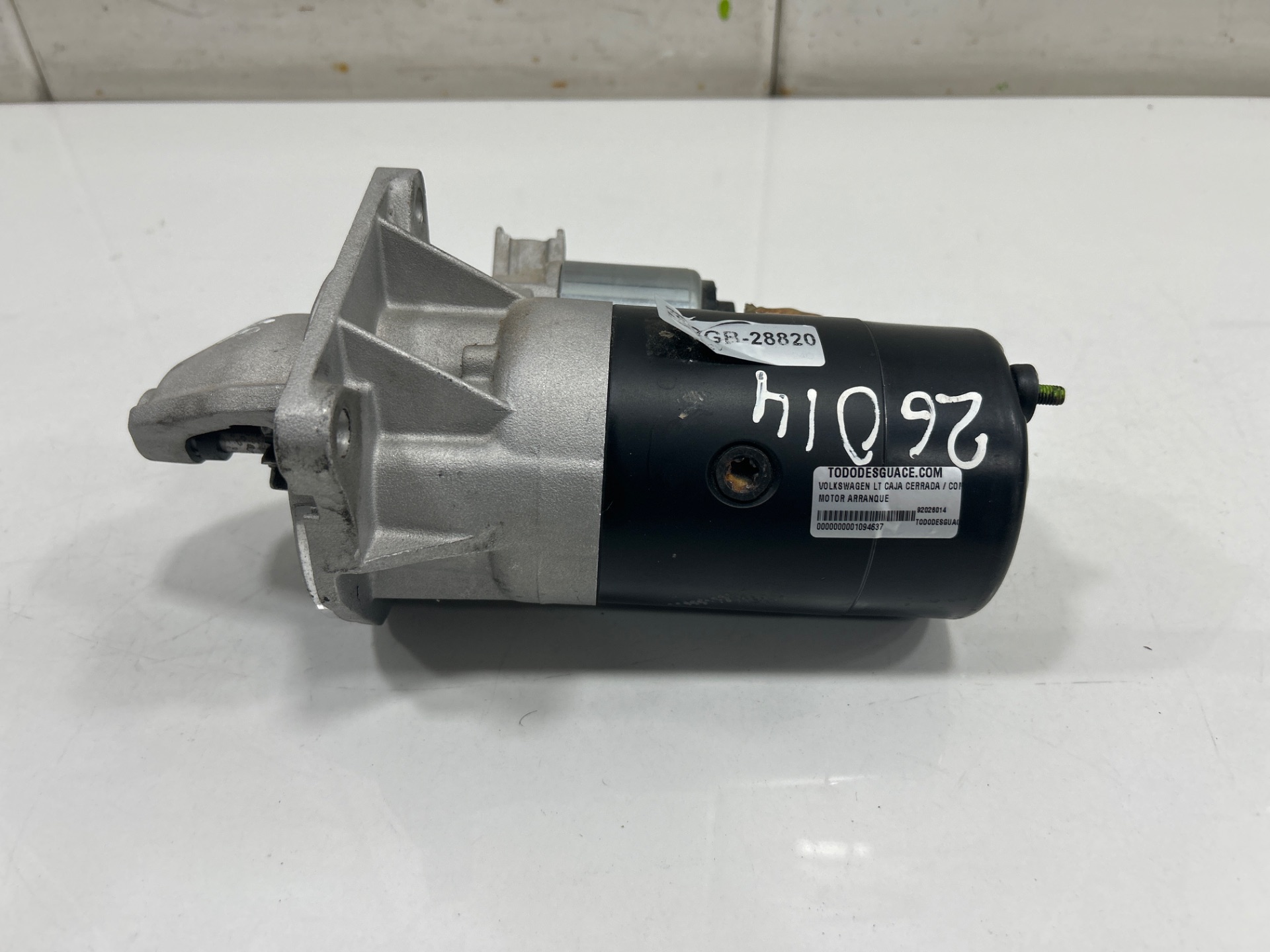 Motor arranque volkswagen lt caja cerrada  combi (mod. 1997) lt  28  caja cerrada