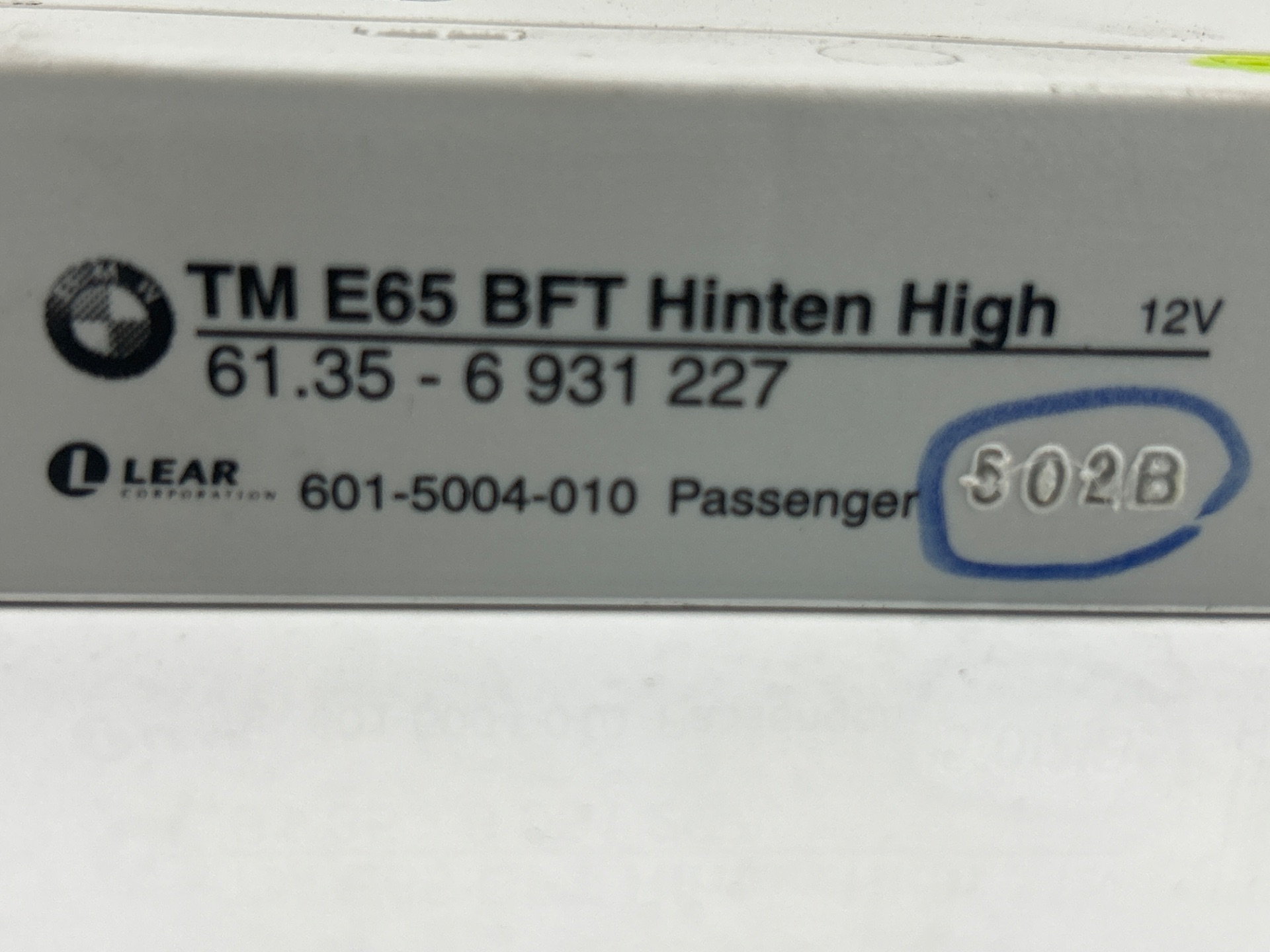 Unidad de control bmw serie 7 (e65e66) 730d