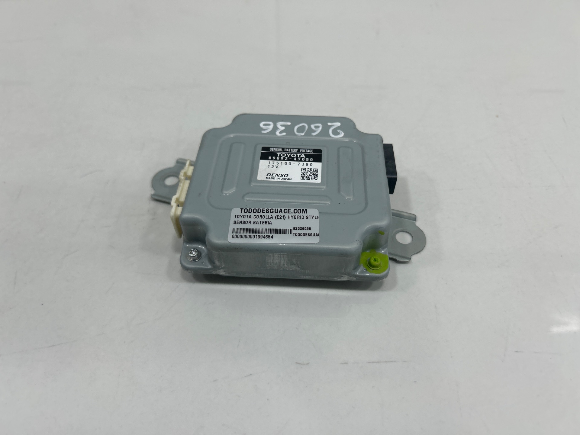 Sensor bateria toyota corolla (e21) hybrid style