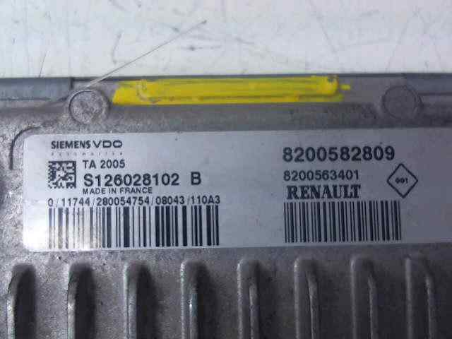  centralita motor uce   renault clio iii exception 1.6 16v cat