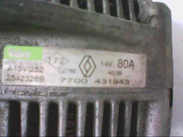  alternador   renault megane i coupe fase 2 (da..) 1.9 dti rsi 1.9 dti diesel cat