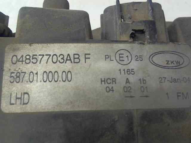  faro izquierdo   chrysler voyager (rg) 2.5 crd grand voyager limited 2.5 crd cat