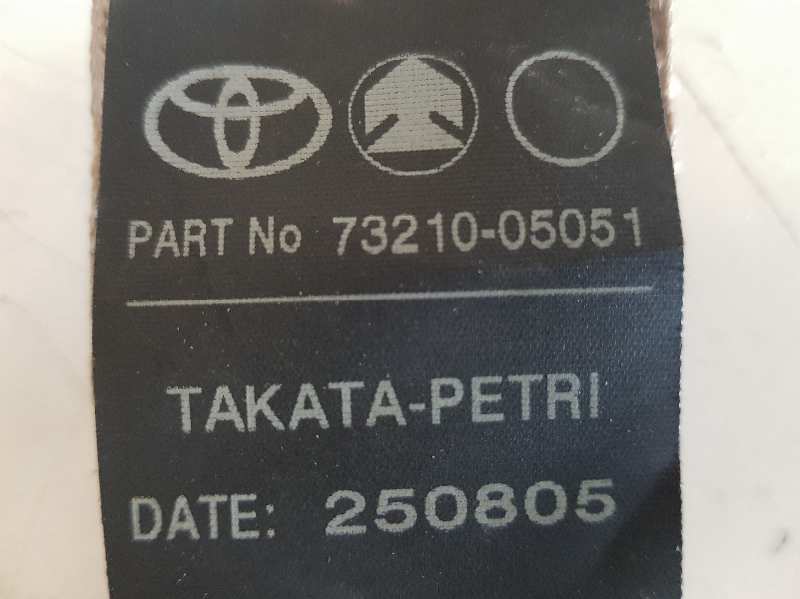  cinturon seguridad delantero derecho   toyota avensis berlina (t25) 