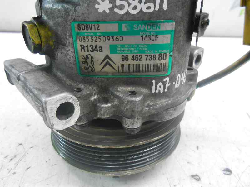  compresor aire acondicionado   peugeot 206 berlina e-music 1.4 hdi