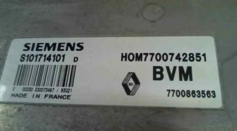  centralita motor uce   renault 19 porton trasero (b/c53) 19 txe 1.8