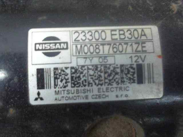  motor arranque   nissan navara pick-up (d40m) (05.2005-) 