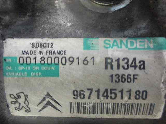  compresor aire acondicionado   peugeot rcz (04.2010-) basis 2.0 16v hdi fap cat (rhh / dw10cted4)