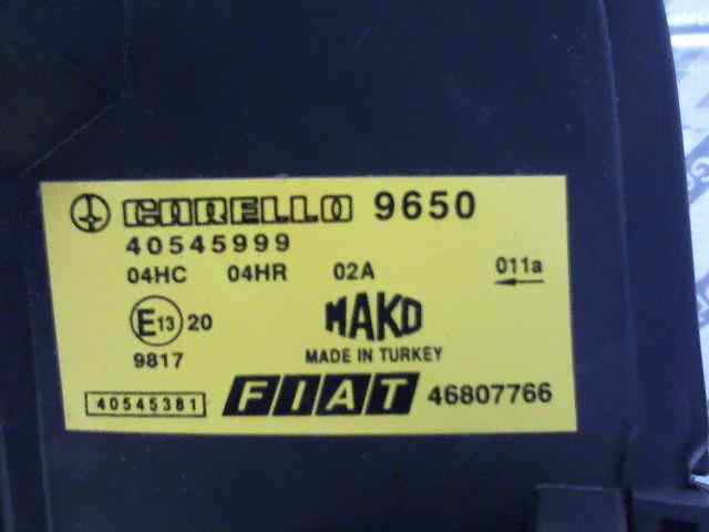  faro derecho   fiat recambio original . .