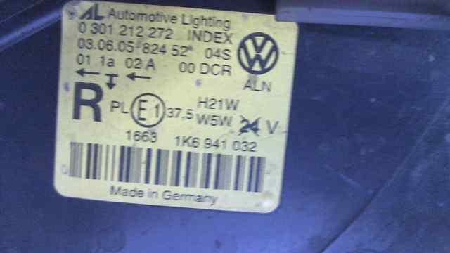  faro derecho   volkswagen golf v berlina (1k1) gti 2.0 16v t fsi / tsi