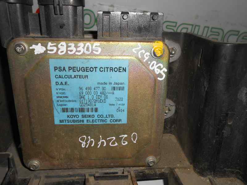  centralita asd   citroen c3 pluriel 1.6 16v sensodrive 1.6 16v cat (nfu / tu5jp4)