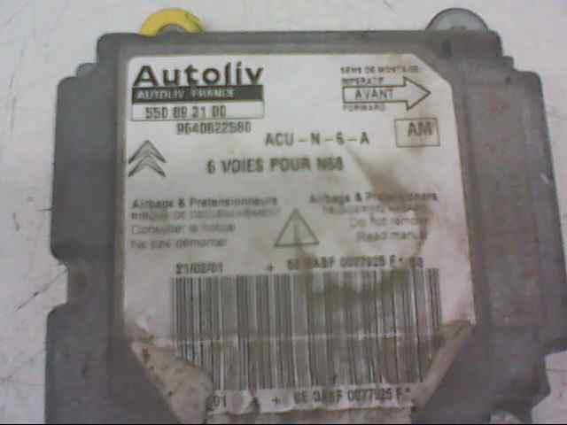  centralita airbag   citroen xsara picasso 1.8 16v 1.8 cat (6fz / ew7j4)