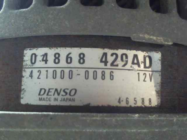  alternador   chrysler grand voyager lx 2.8 crd cat