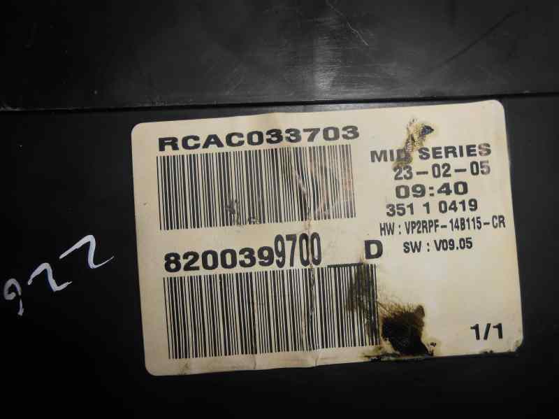  cuadro instrumentos   renault megane ii berlina 5p confort authentique 1.5 dci diesel