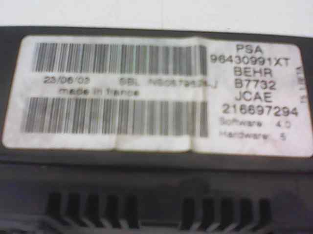  mando climatizador   peugeot 307 break / sw (s1) break xt 2.0 hdi fap cat