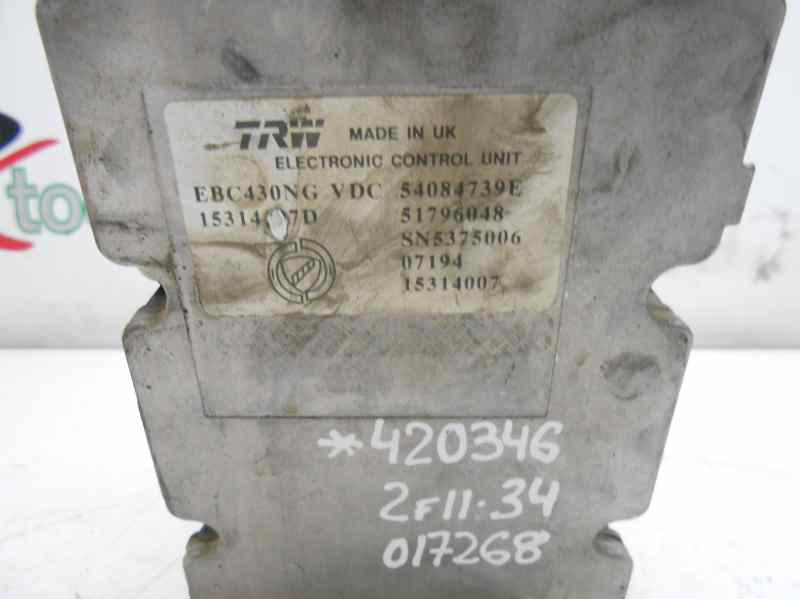  abs   fiat croma (194) 1.9 16v multijet dynamic (12.2007-) 1.9 jtd 16v cat